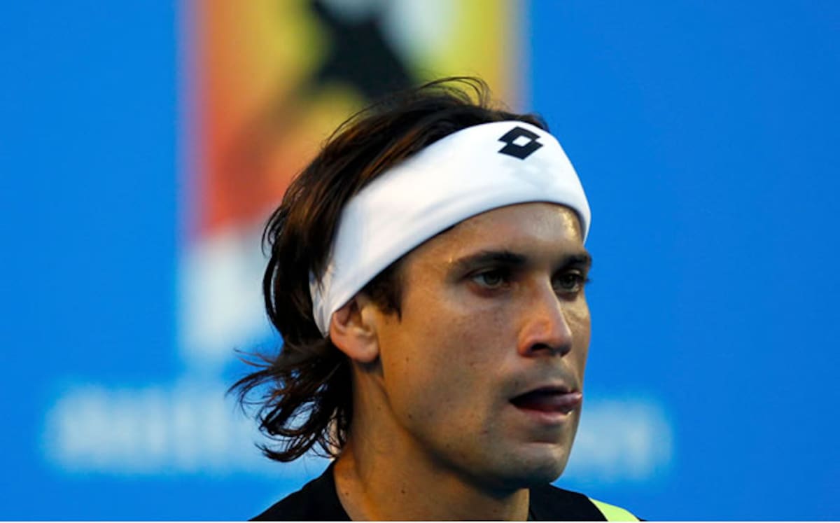 El tenista español, durante el segundo set de la semifinal del Open de Australia 2011 que le ha enfrentado a Andy Murray