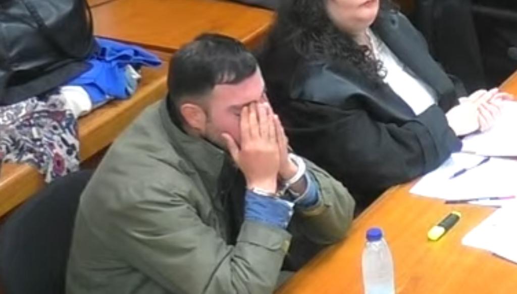 Adrián Cepero durante el juicio
