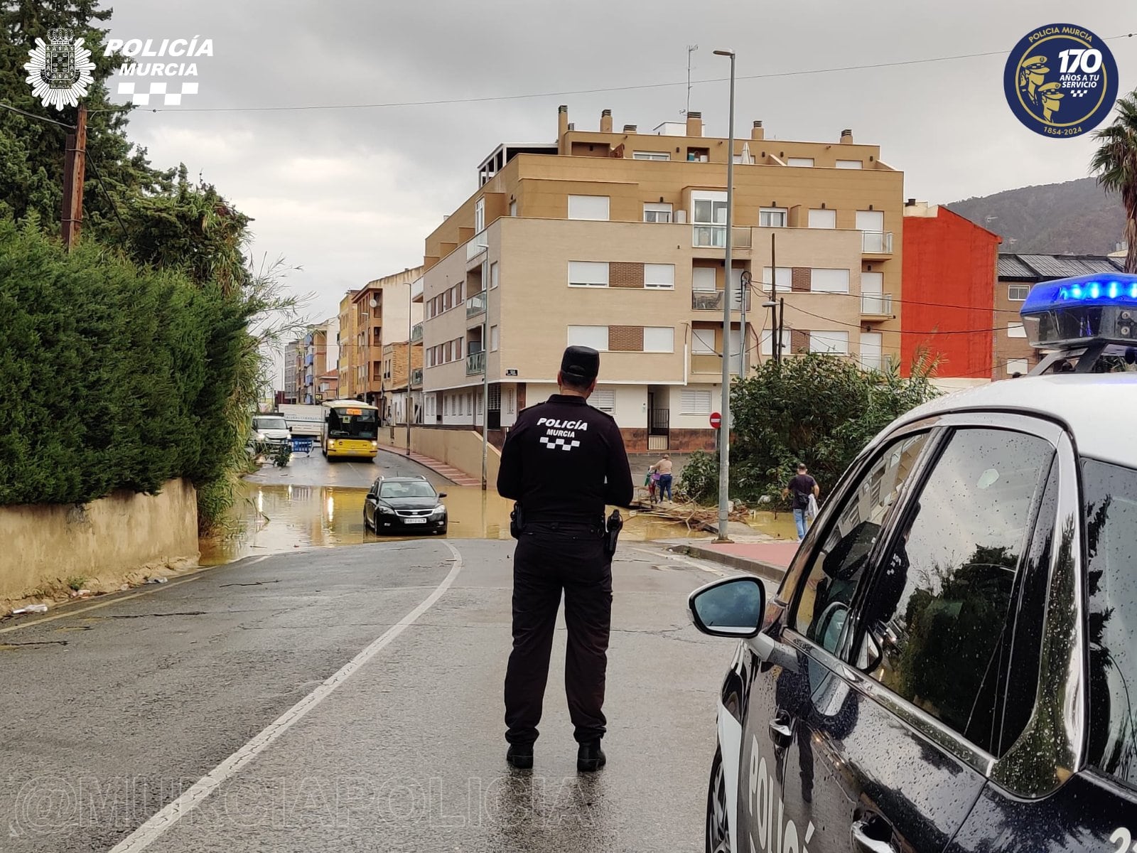 En estos momentos  se encuentra cortada La Rambla del Secano