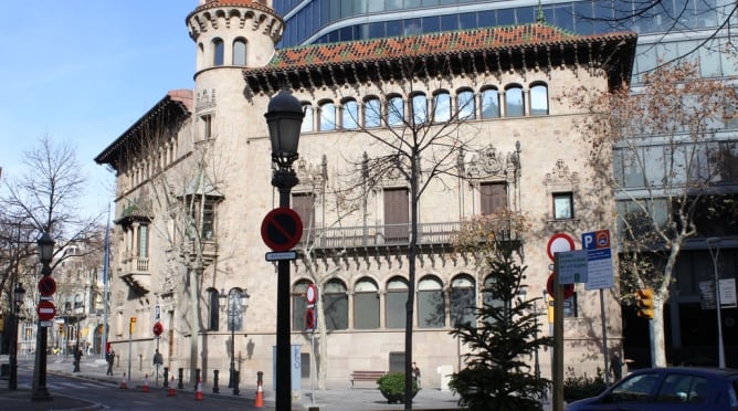 L&#039;edifici central de la Diputació de Barcelona