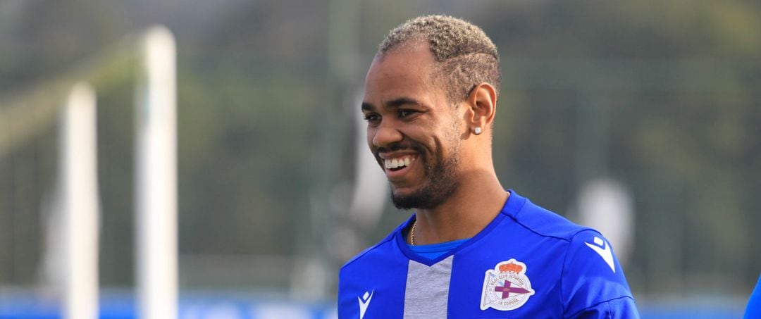 Diego Rolan en el entrenamiento