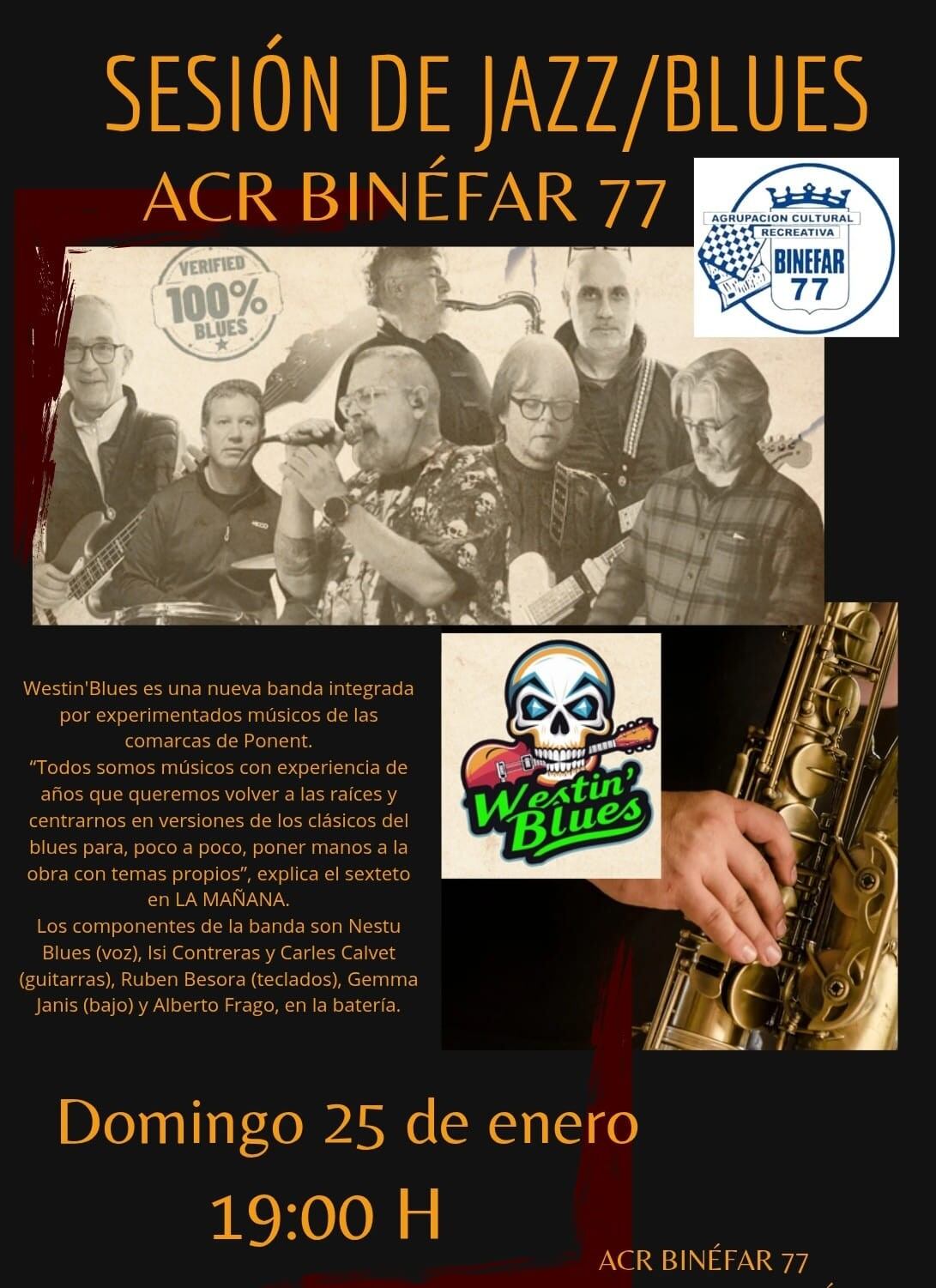 Este domingo sesión Jazz/Blues en Binéfar 77