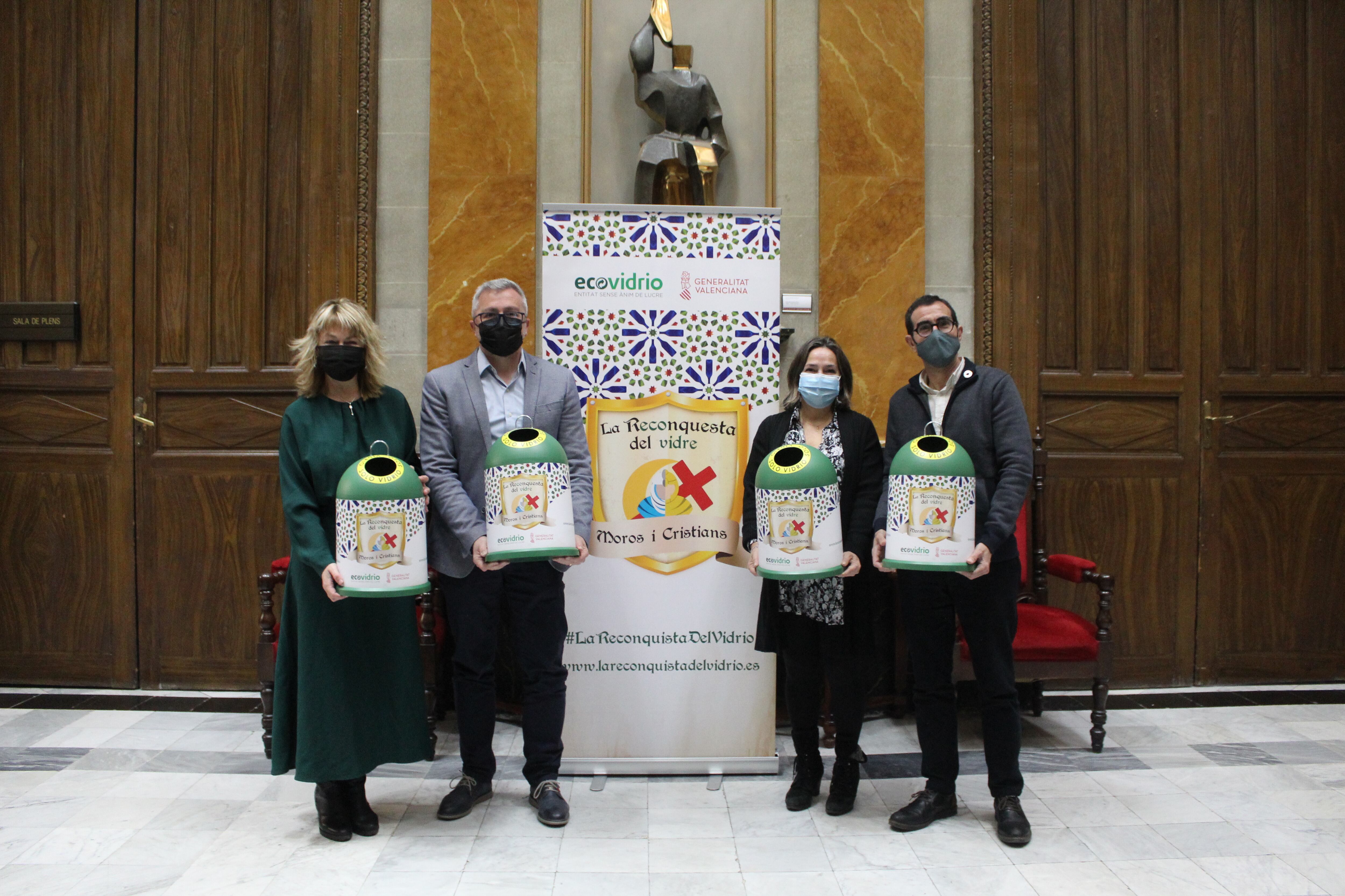 Presentación de la campaña de Ecovidrio La Reconquista del Vidrio en Alcoy