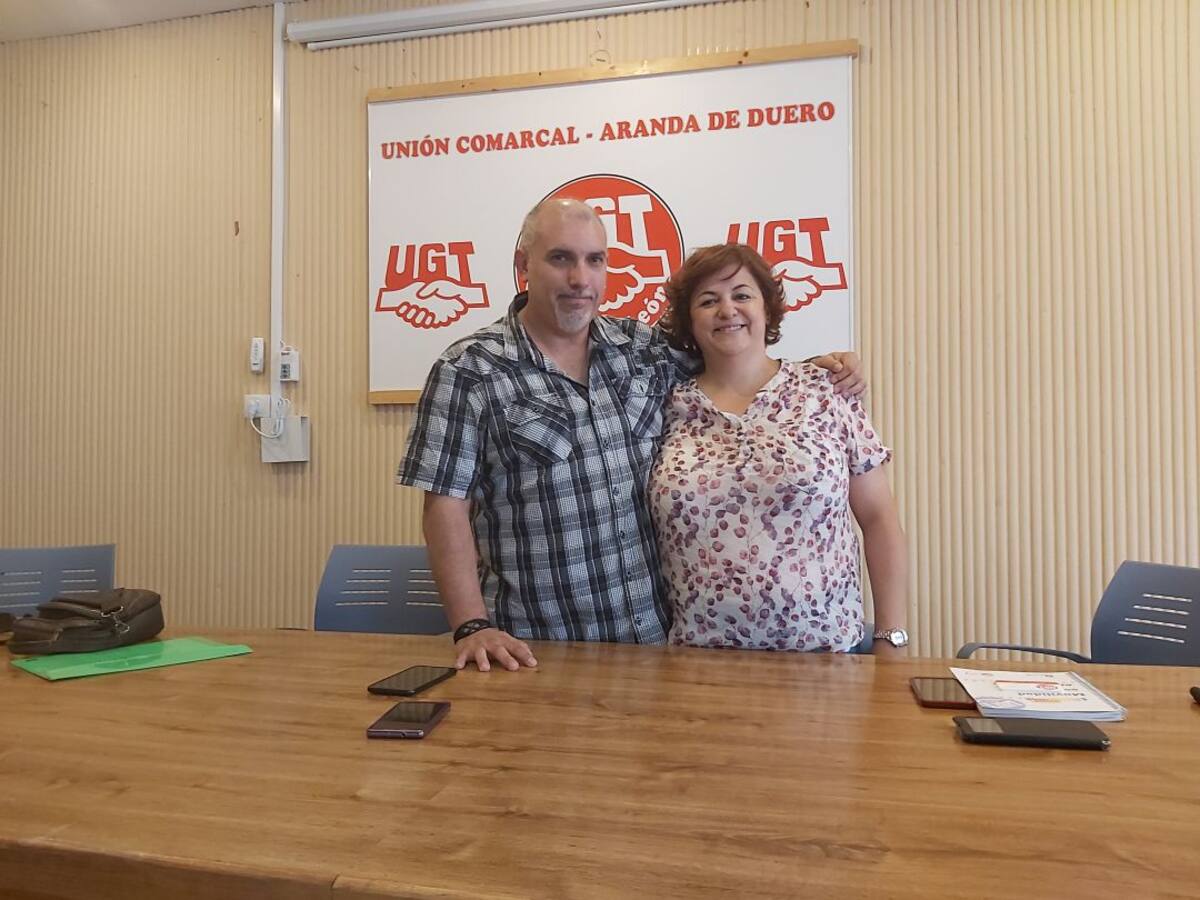 Relevo al frente de UGT en Aranda