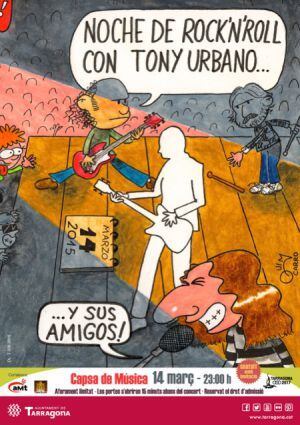 Cartell de l'homenatge a Tony Urbano