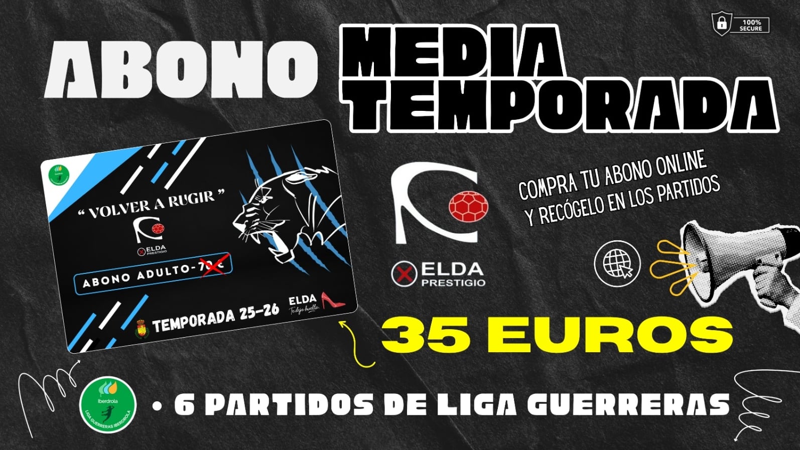 Abonos para la segunda vuelta del Elda Prestigio