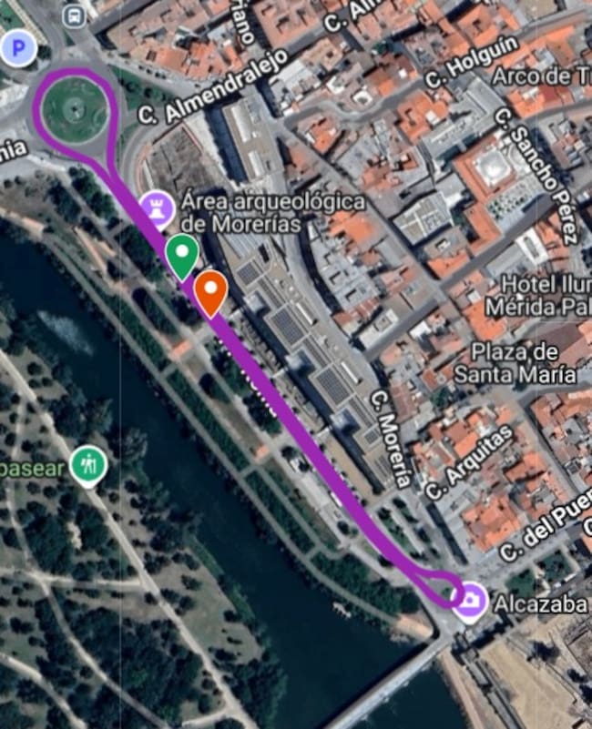 Recorrido Milla Campeonato de España