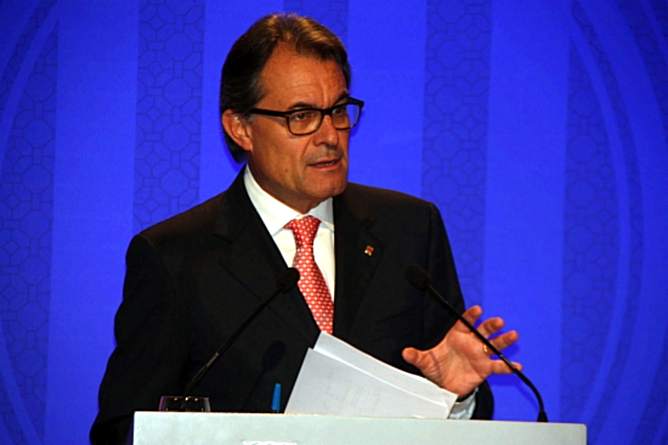 El president de la Generalitat, Artur Mas