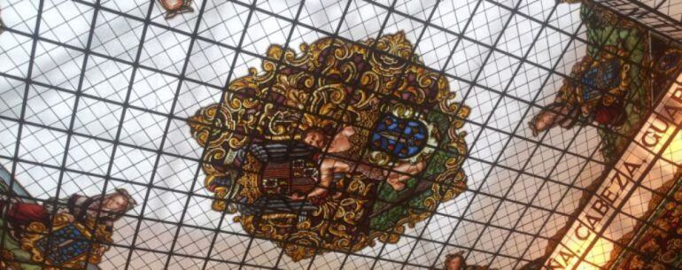 Vidriera en María Pita