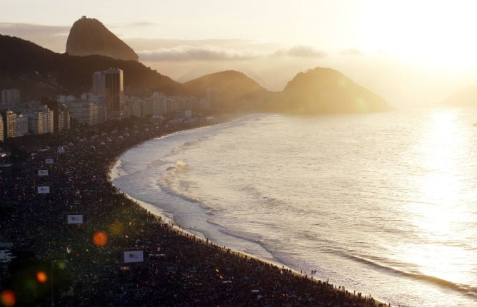 Acuden más de dos millones de jóvenes a la vigilia celebrada dentro de la JMJ en Río de Janeiro