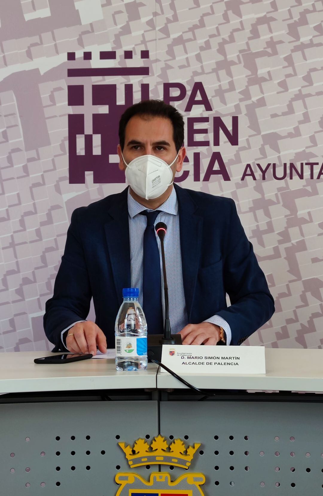 Mario Simón, alcalde de Palencia