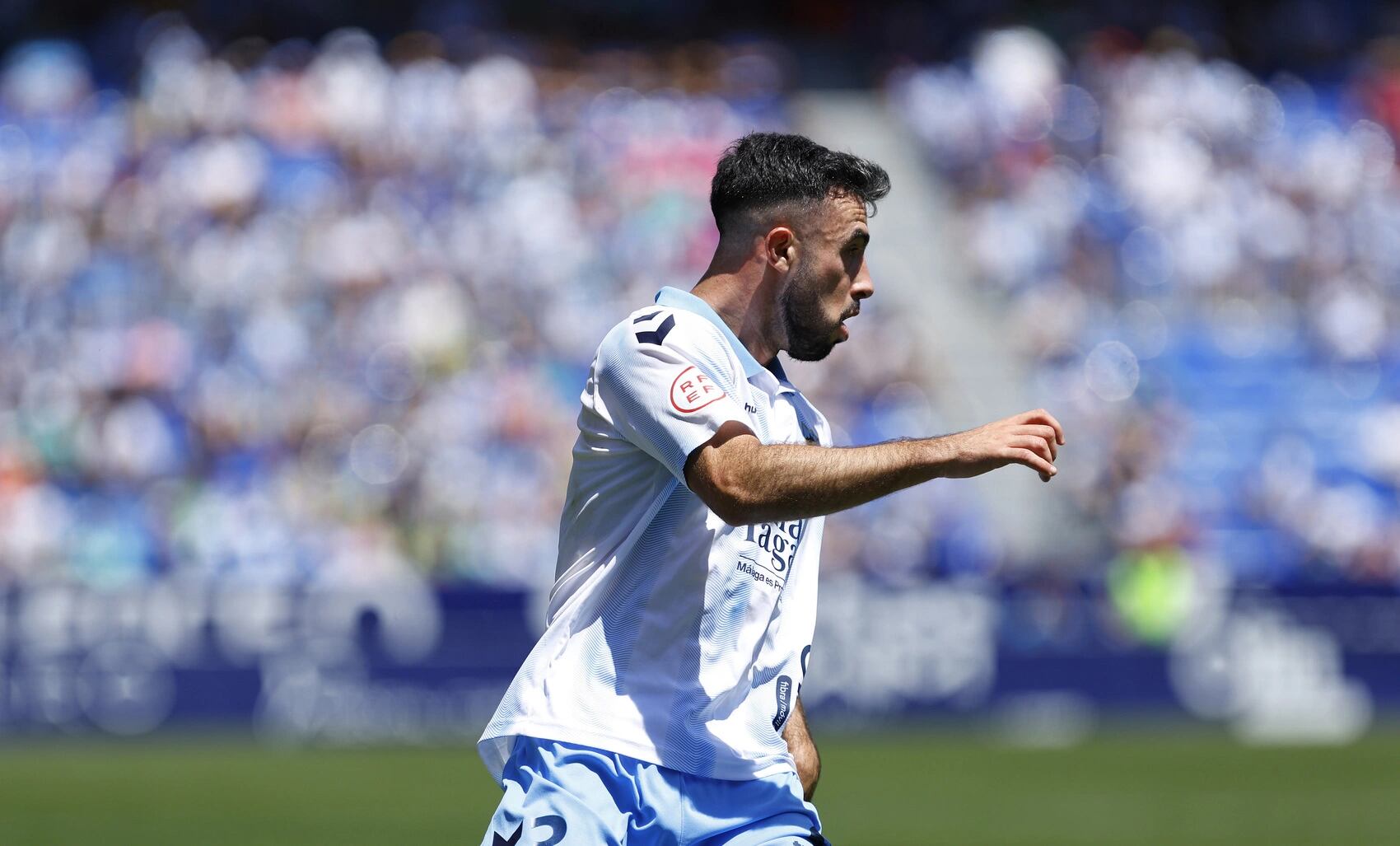 Carlos Puga con el Málaga CF/ Málaga CF