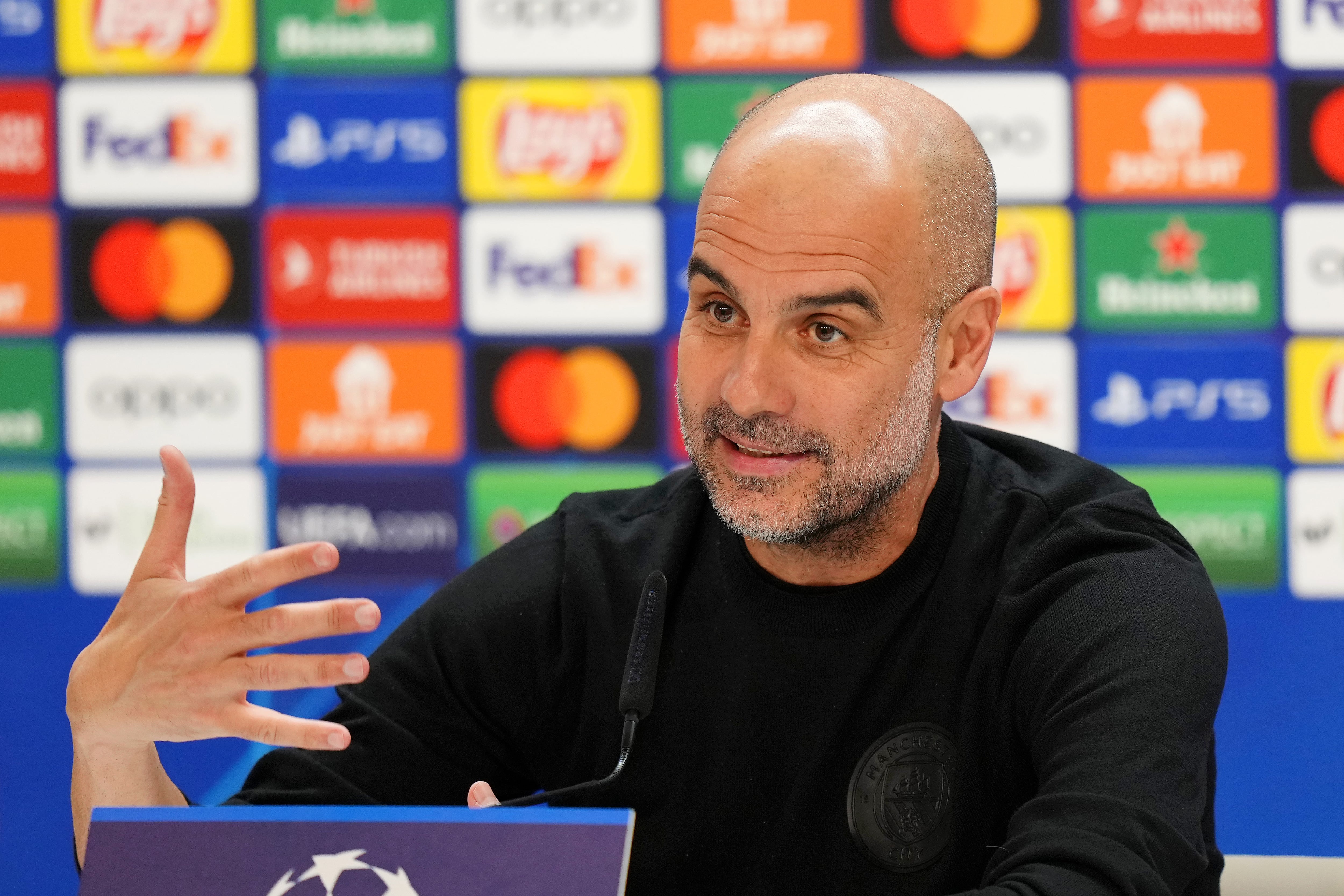 Manchester City FC Training Session And Press Conference