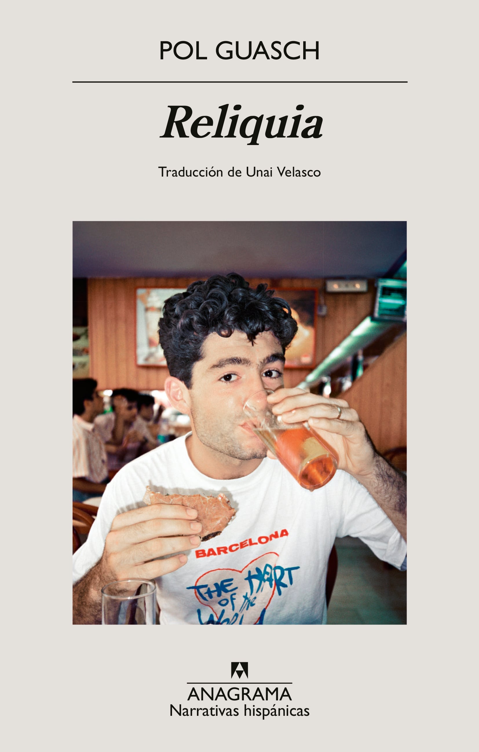 Cubierta de 'Reliquia', de Pol Guasch