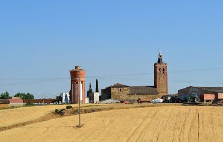 Vista de Villaherreros desde la autovía