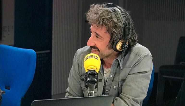 Diego Guerrero en los estudios de la SER