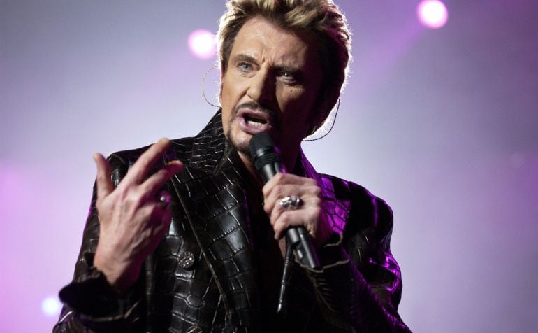 El rockero francés Johnny Hallyday.