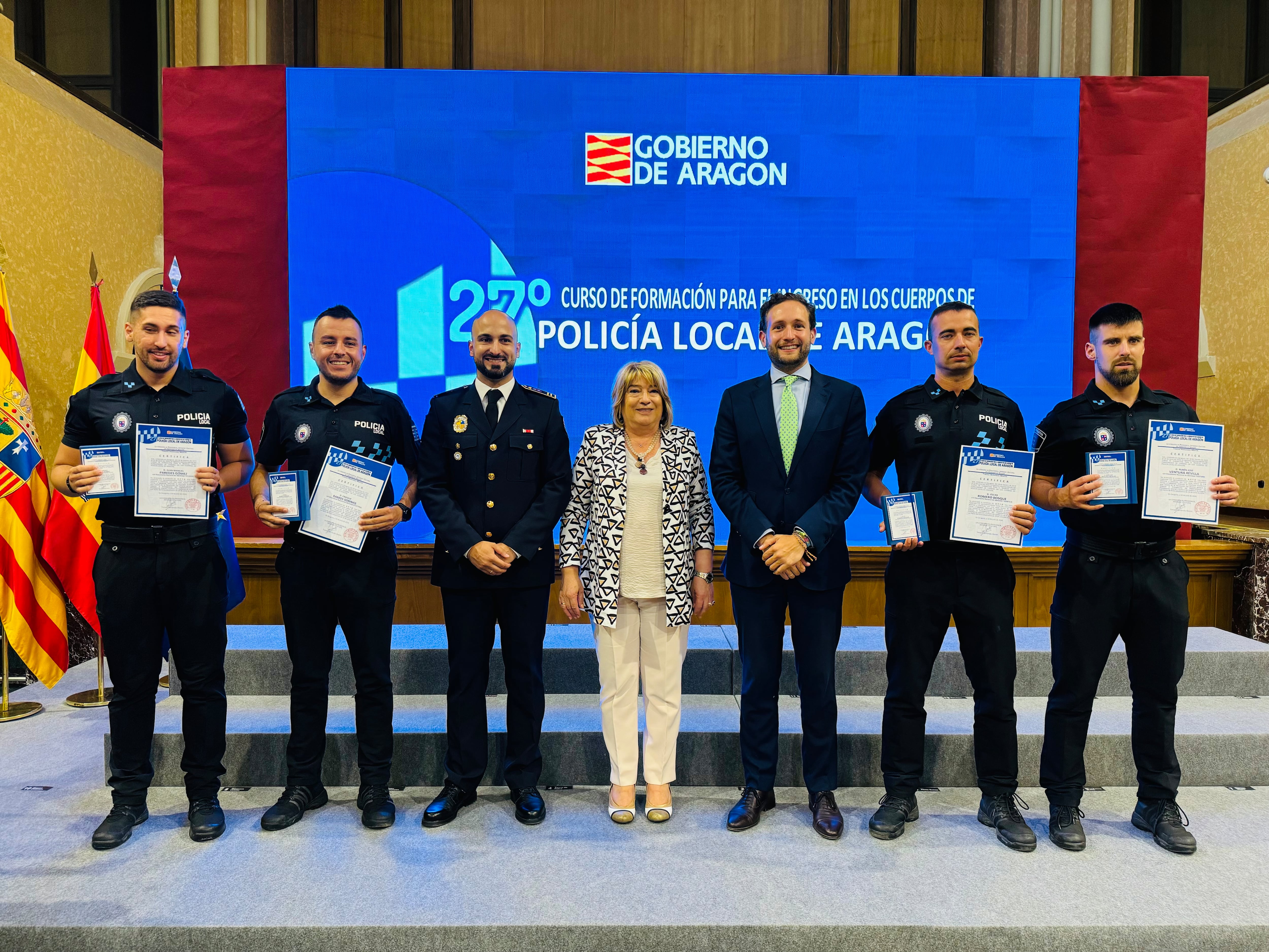 Isaac Claver ha asistido al acto de clausura que ha tenido lugar en Zaragoza