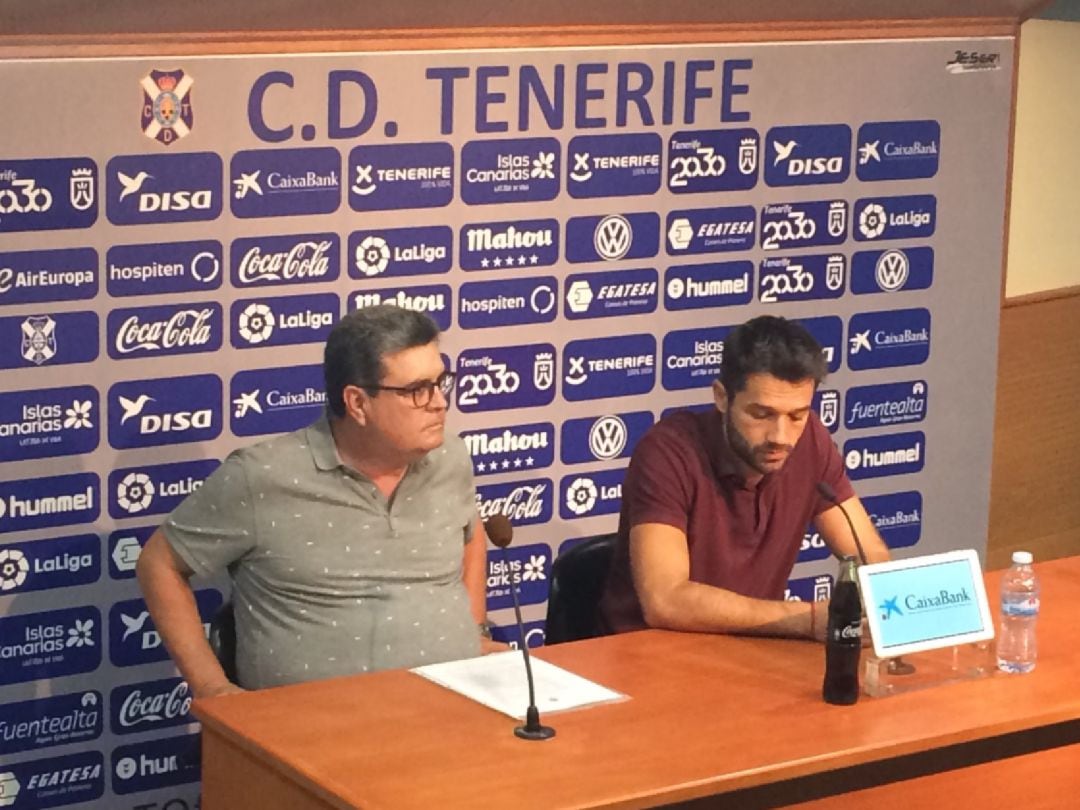 El jugador compareció con el jefe de los servicios médicos del CD Tenerife