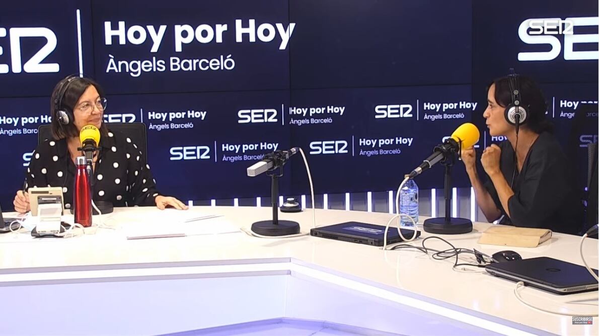 Julieta Venegas durante la entrevista en &#039;Hoy por Hoy&#039;