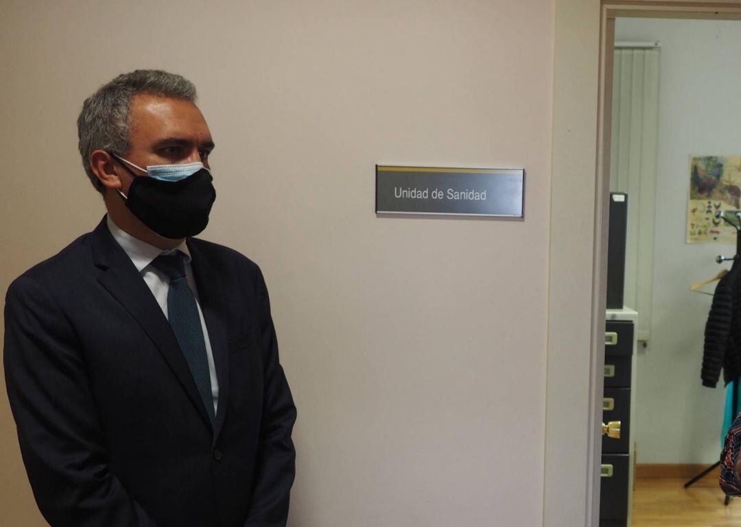 Javier Izquierdo ha visitado hoy León