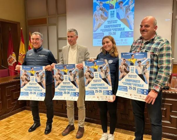 Presentación del Campeonato de España de Patinaje sobre Hielo que se celebrará en Jaca