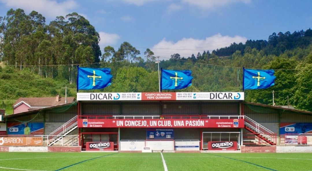 Campo Municipal donde juega el cuadro asturiano