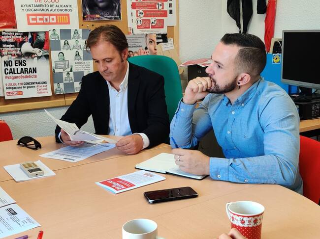 Los ediles de Compromís, Natxo Bellido y Rafa Más