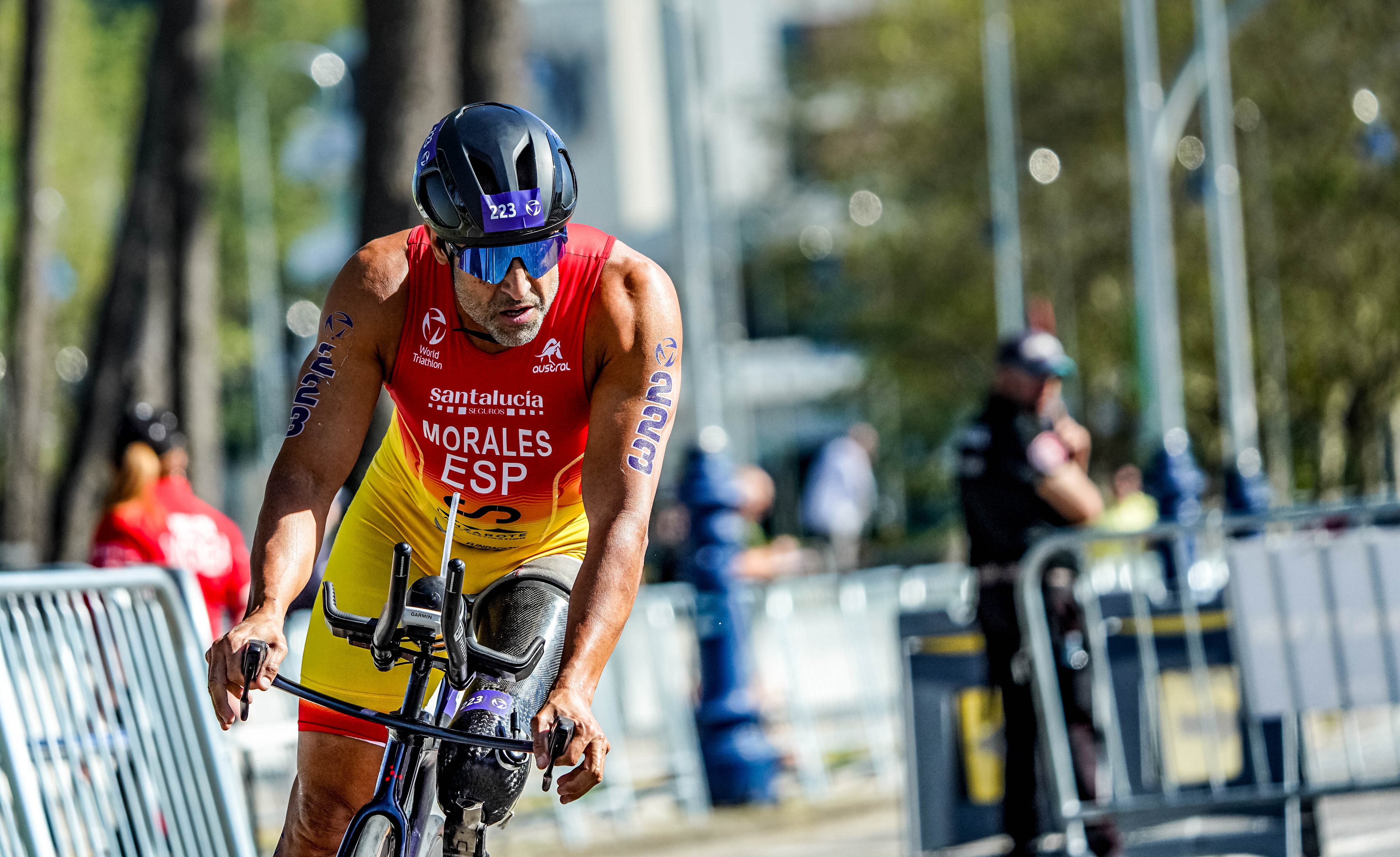 Lionel Morales en los Juegos Paralímpicos de París 2024.