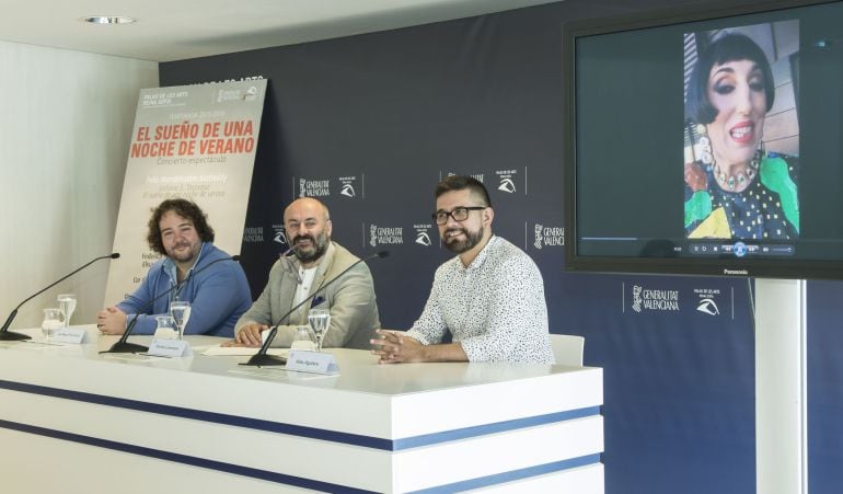 Rueda de prensa de presentación del concierto-espectáculo &#039;El sueño de una noche de verano&#039;. 