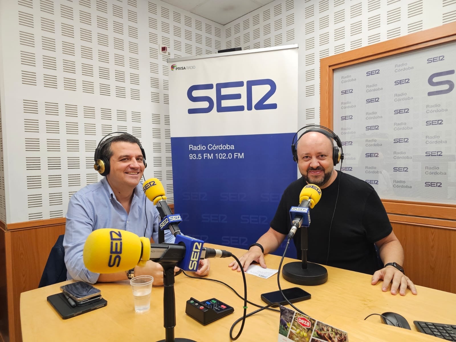Jose María Bellido y Jose Antonio Alba, en el estudio de la SER