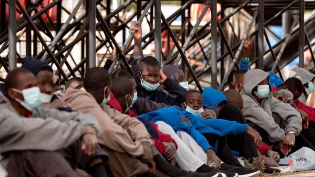 Migrantes llegados a Canarias