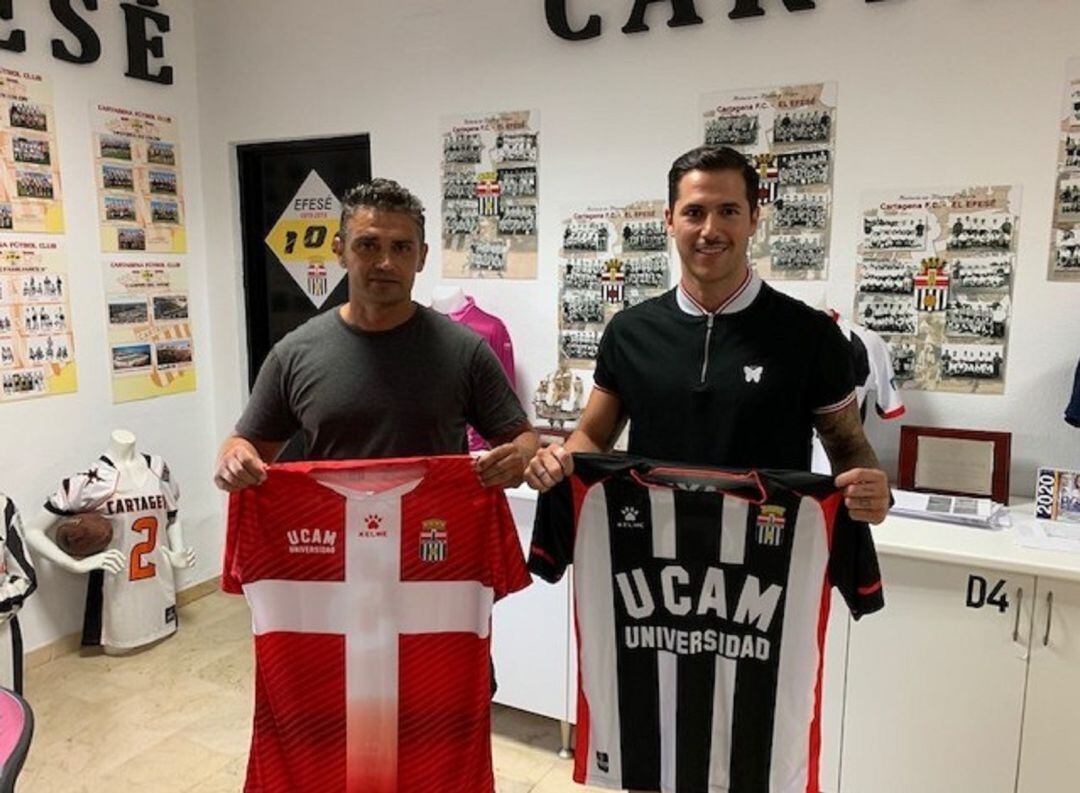 José Luis Villar "Pepelu", presentado como nuevo portero del Cartagena UCAM