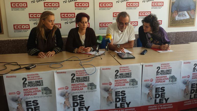 Representantes sindicales de la Federación de Sanidad y Sectores Sociosanitarios de CCOO en Castilla y León.