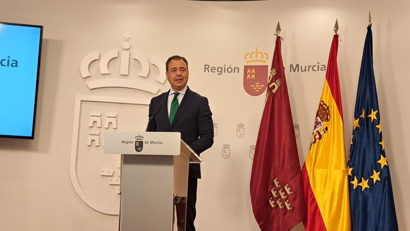 El portavoz del Gobierno, Marcos Ortuño