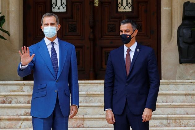 Posado en Marivent del rey y Pedro Sánchez