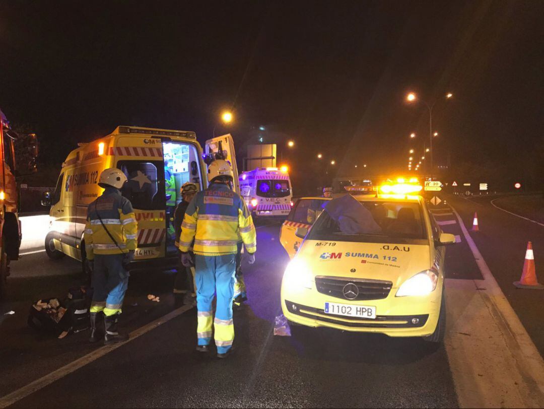 Una menor de 10 años muere en un accidente de tráfico en la A-4 a las altura de Pinto