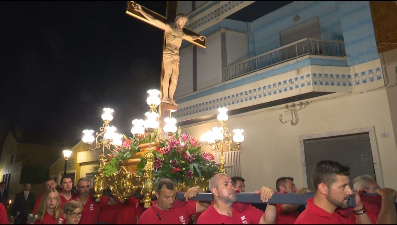 Procesión del Santíssim Crist de la Salut en Palmera.