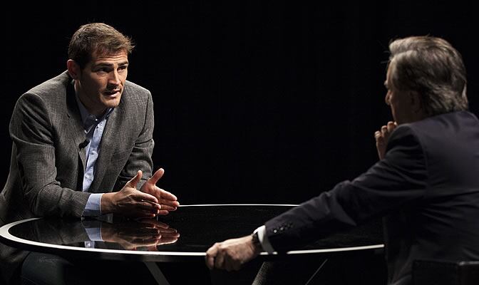 Casillas charla con Iñaki Gabilondo