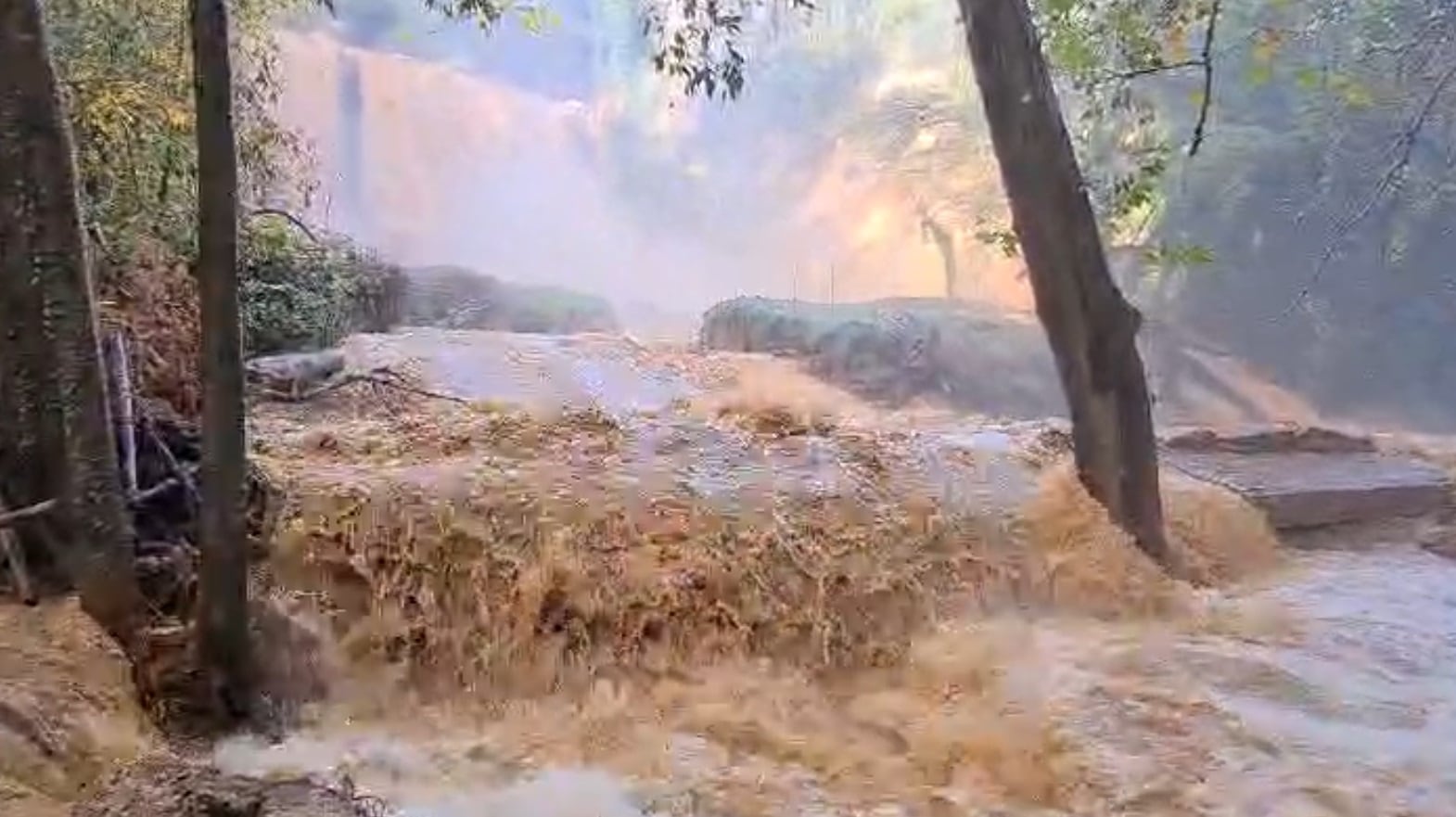 La DANA provoca graves daños en el Monasterio de Piedra y en Cimballa