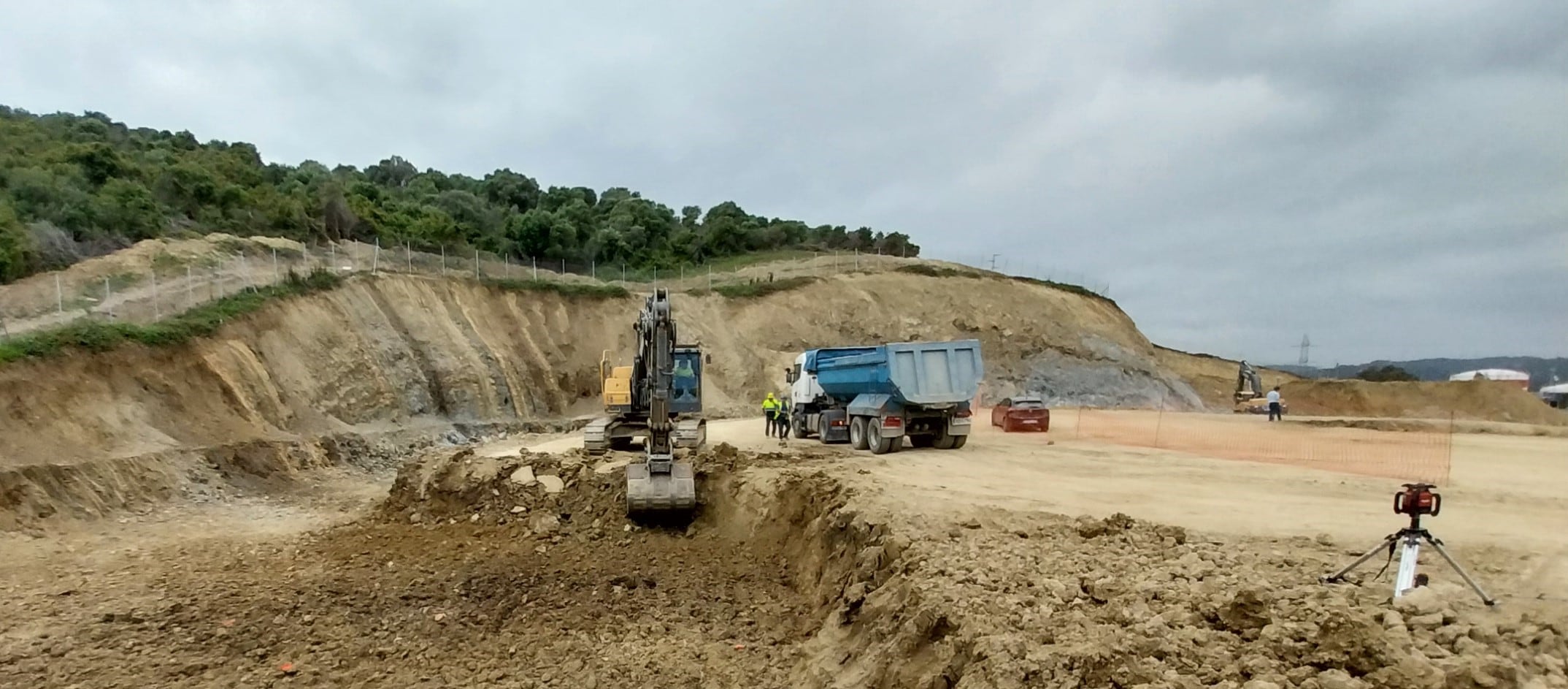 Obras en la EDAR de San Roque