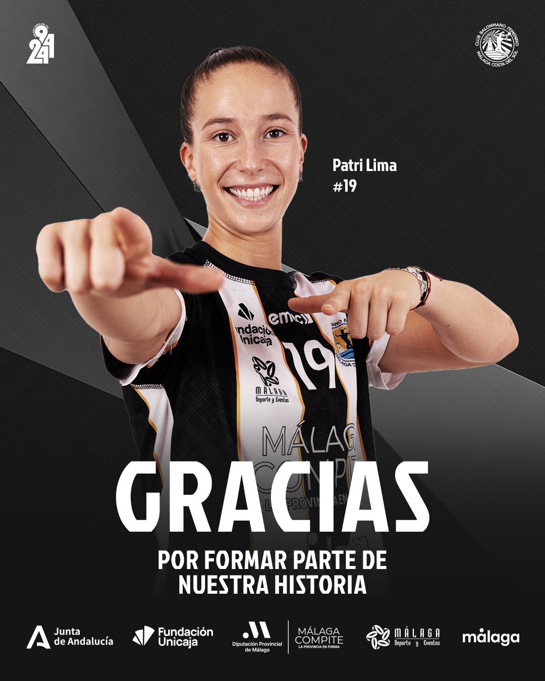 La jugadora del Costa del Sol Patricia Lima, será baja la próxima temporada