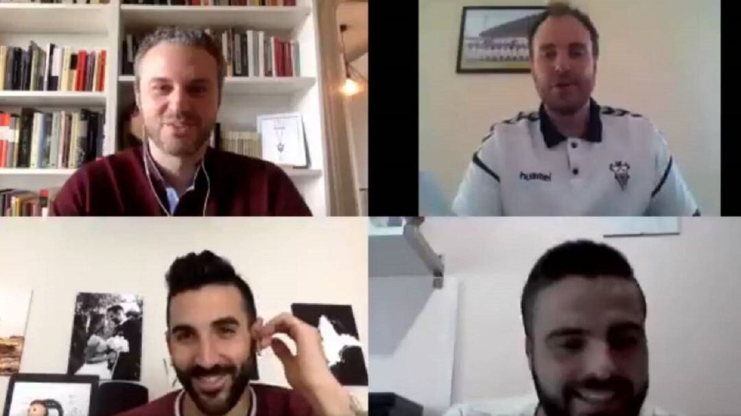 Charla virtual ofrecida por el Albacete en sus redes sociales