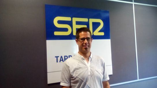 Jordi Masip als estudis de SER Tarragona.