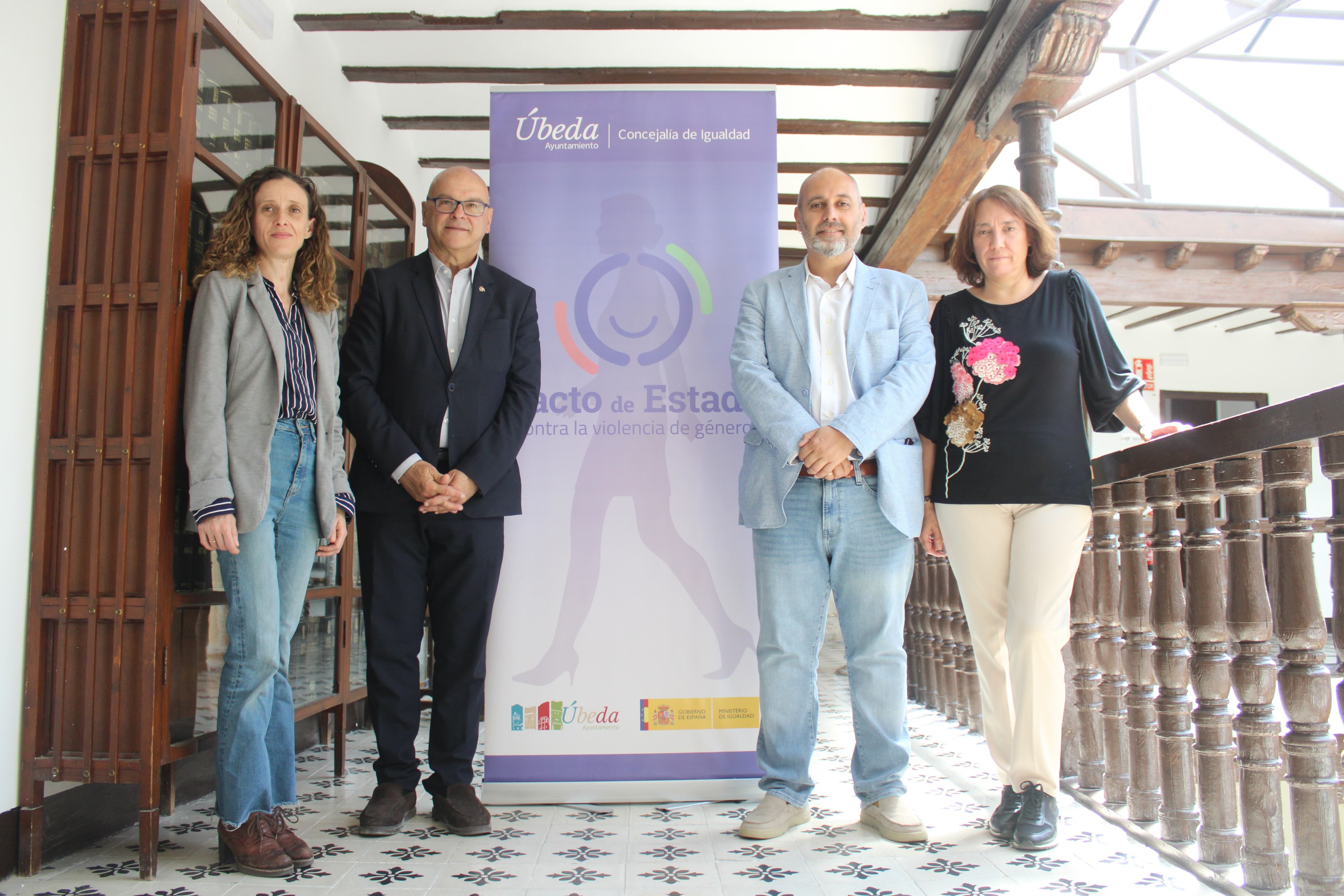 Presentación de la Jornada contra la violencia de género en Úbeda.