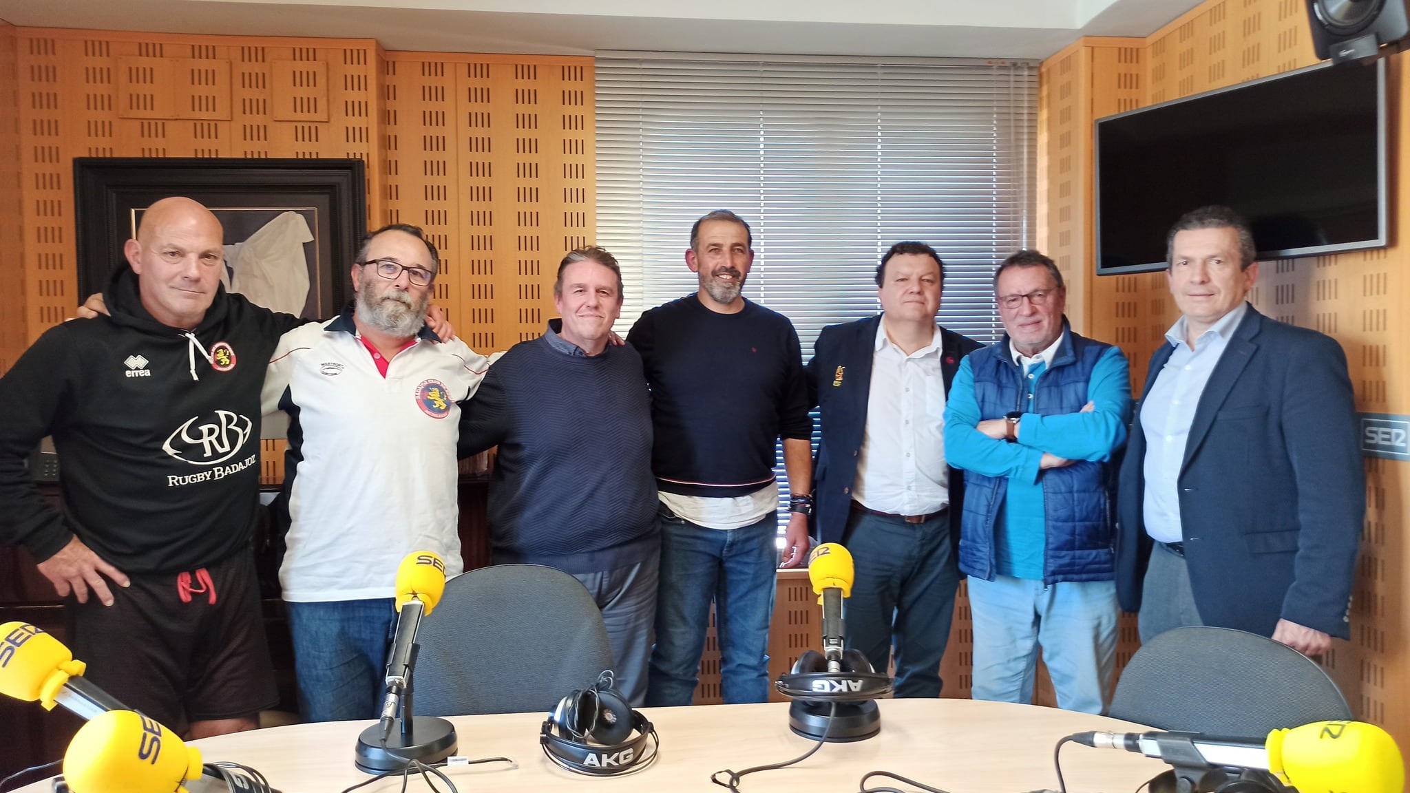 Bolche, Camborio, Vela, Fino, Martín, Vicente Carrasco y Maján, en Ser Deportivos Extremadura.