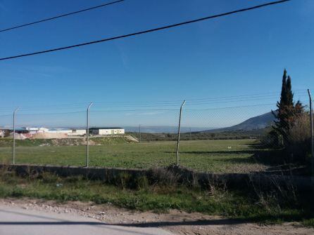 Parcela, en el Camino del Canónigo, donde se va a ubicar la Planta Satélite de Gas Natural Licuado en Jódar