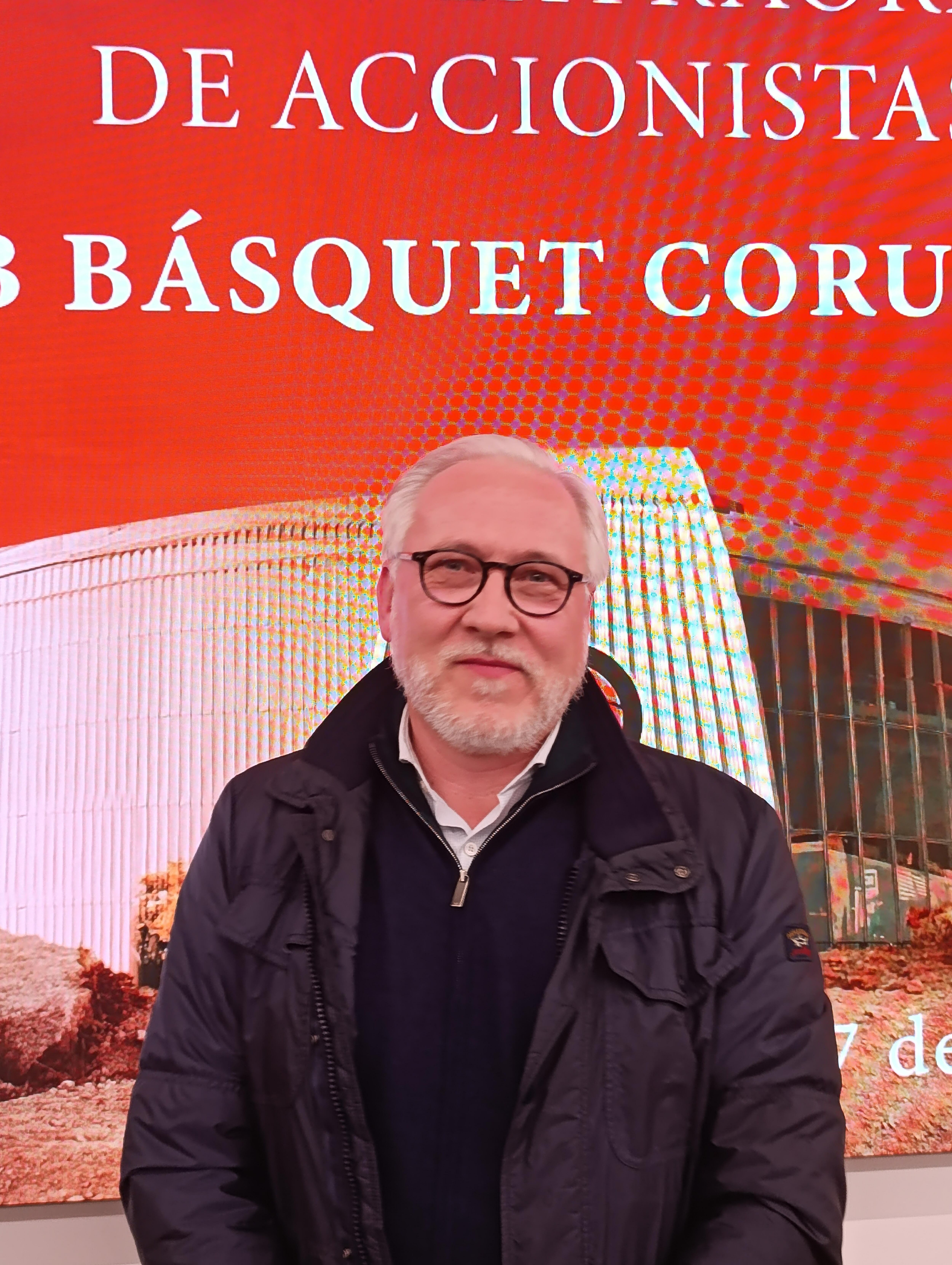 Pablo De Amallo, presidente del Básquet Coruña