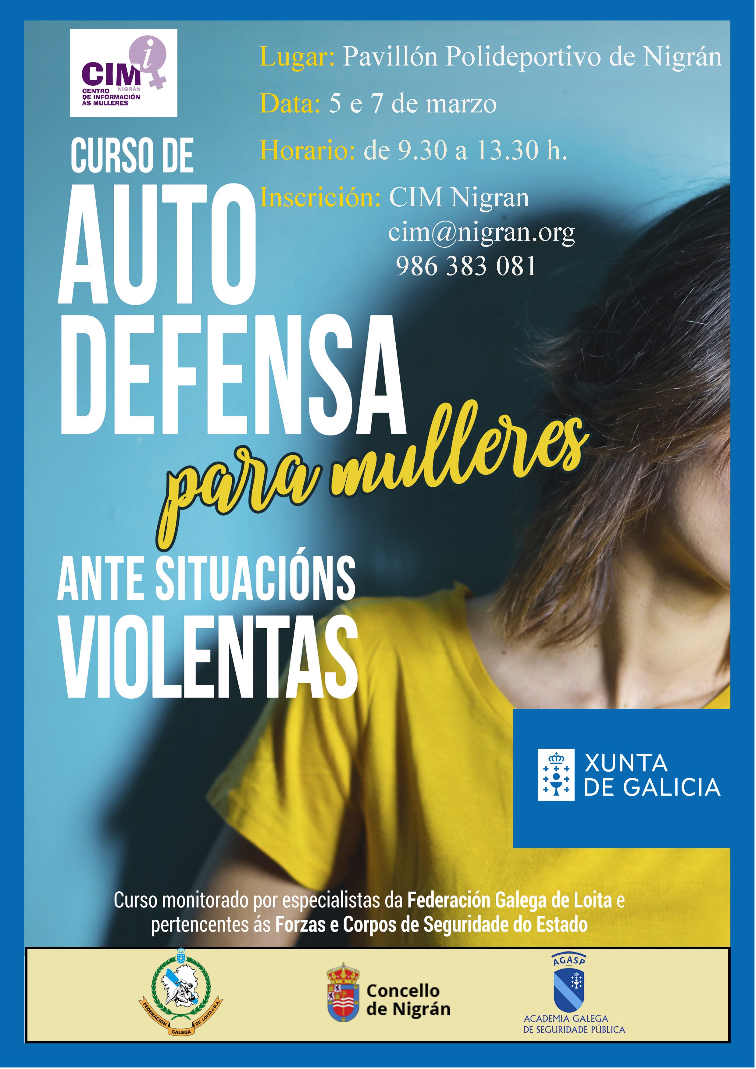 Curso de defensa personal en Nigrán