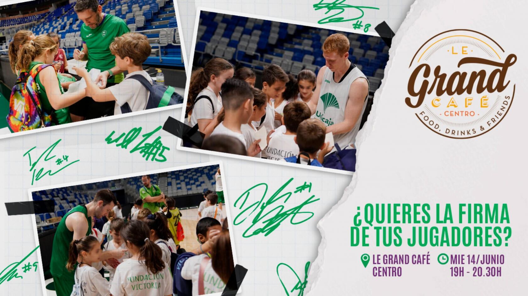 El Unicaja cierra este miércoles la temporada en el Le Grand Café Centro